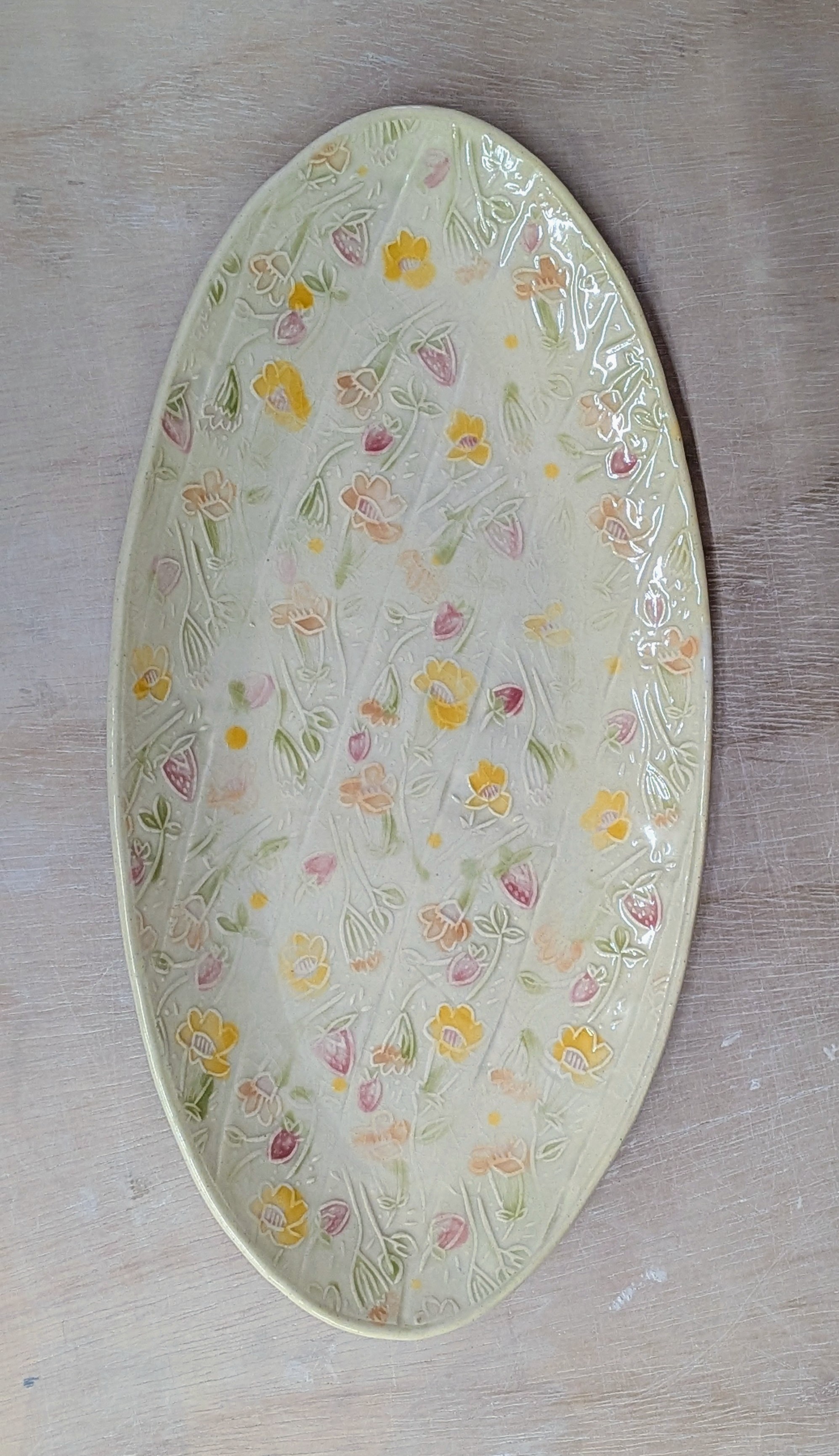 Floral Platter